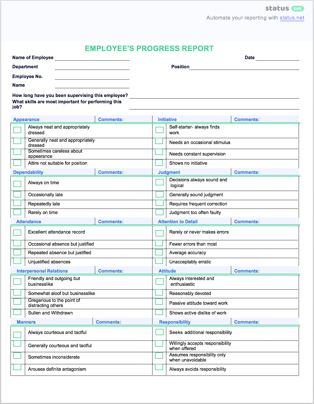 Detail Employee Weekly Status Report Template Nomer 44