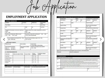 Detail Employment Application Template Nomer 37