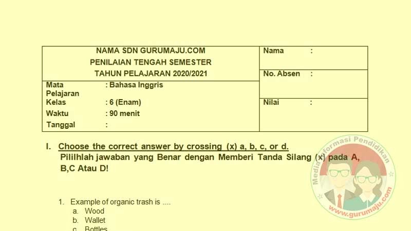 Detail Enam Bahasa Inggris Nomer 24