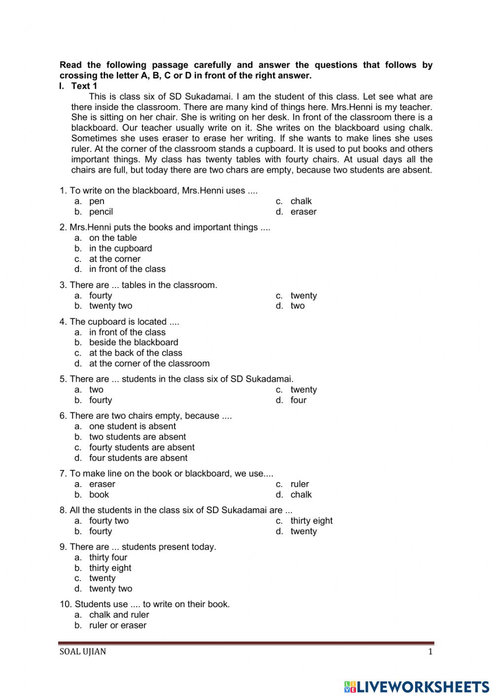 Detail Enam Bahasa Inggris Nomer 36