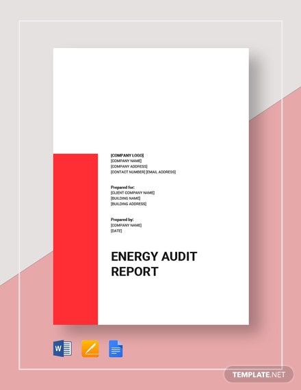 Detail Energy Audit Template Nomer 12