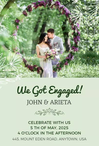 Detail Engagement Invitation Template Nomer 29