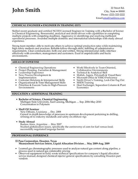 Detail Engineering Graduate Cv Template Nomer 24