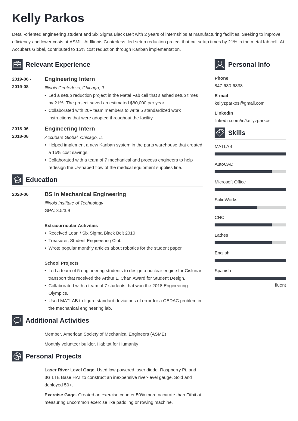 Detail Engineering Graduate Cv Template Nomer 29