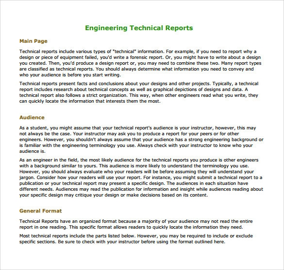 Detail Engineering Report Template Nomer 11