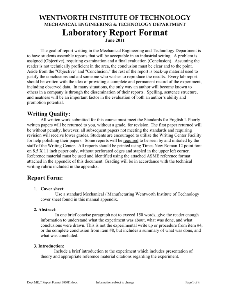 Detail Engineering Report Template Nomer 24