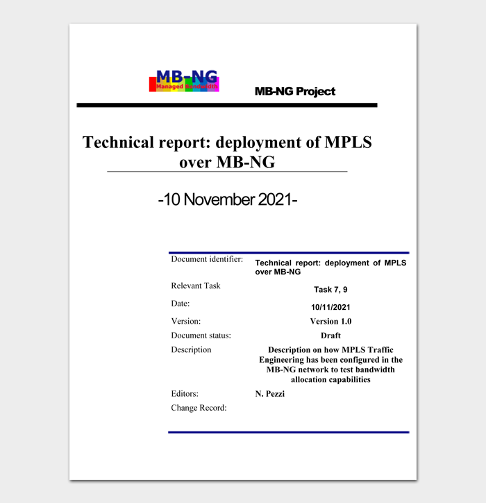 Detail Engineering Report Template Nomer 38