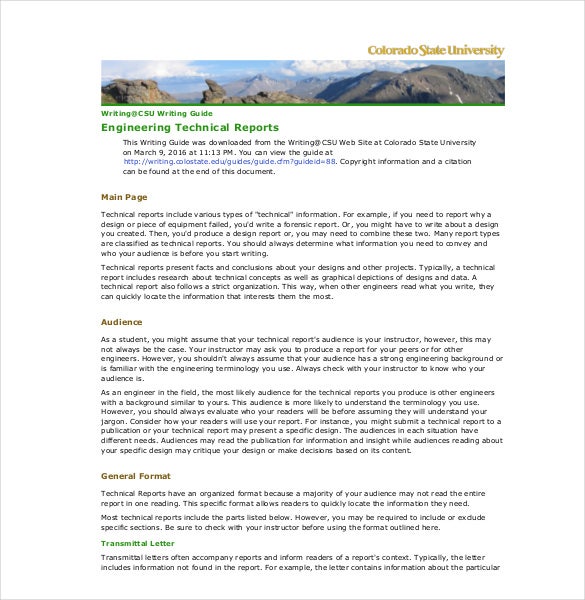 Detail Engineering Report Template Nomer 46