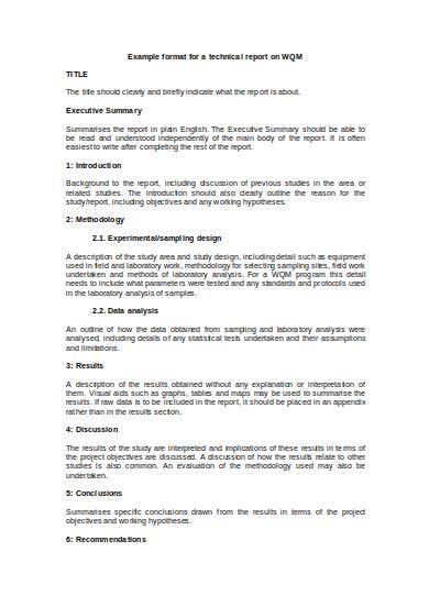 Detail Engineering Report Template Nomer 7