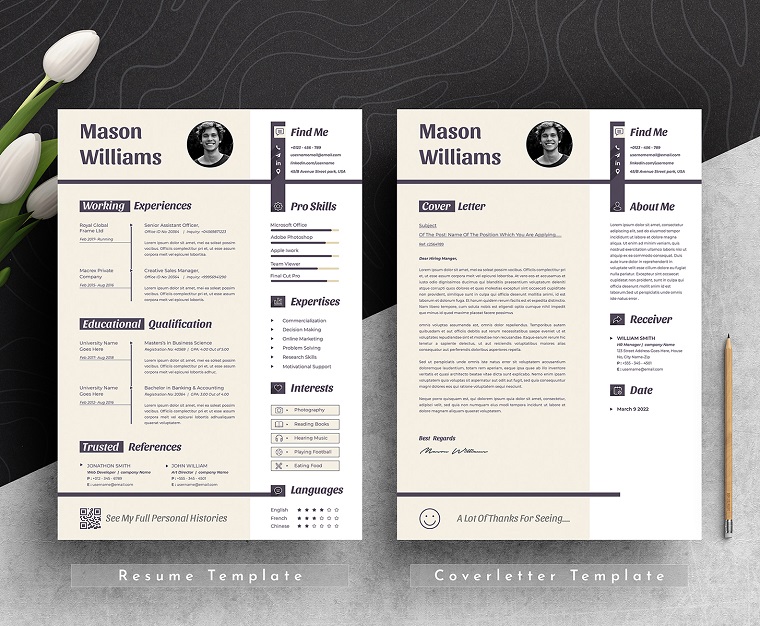 Detail English Cv Template Word Nomer 43