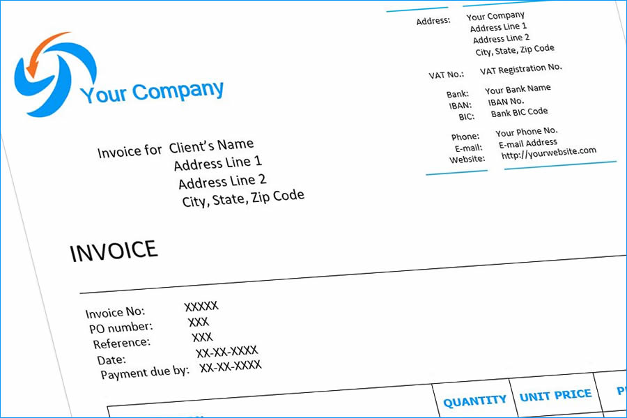 Detail English Invoice Template Nomer 43