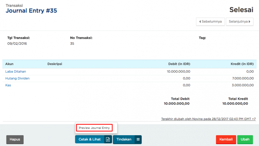Detail Entri Jurnal Adalah Nomer 21