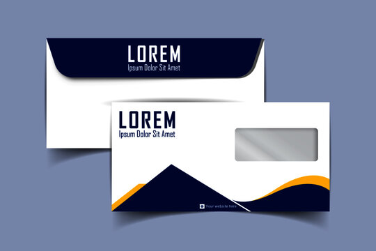 Detail Envelope Design Template Nomer 16