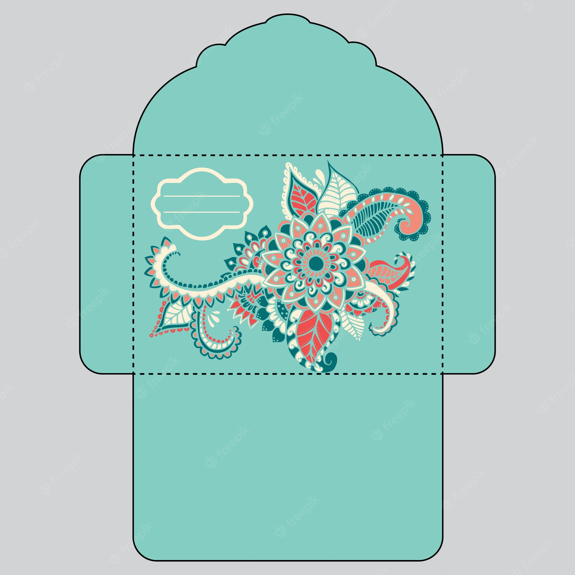 Detail Envelope Design Template Nomer 28