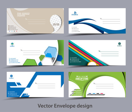 Detail Envelope Design Template Nomer 10