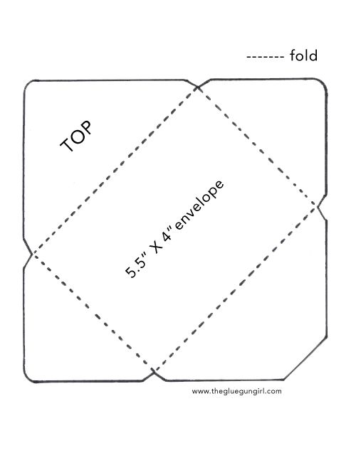 Envelope Diy Template - KibrisPDR