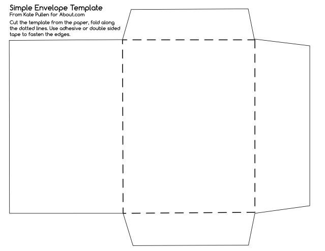 Detail Envelope Diy Template Nomer 3