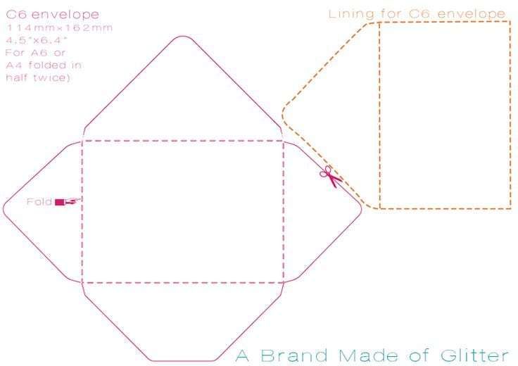 Detail Envelope Diy Template Nomer 8