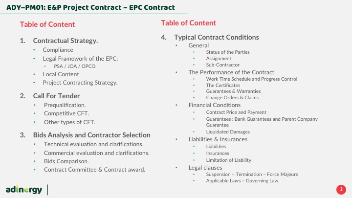 Detail Epc Contract Template Nomer 34