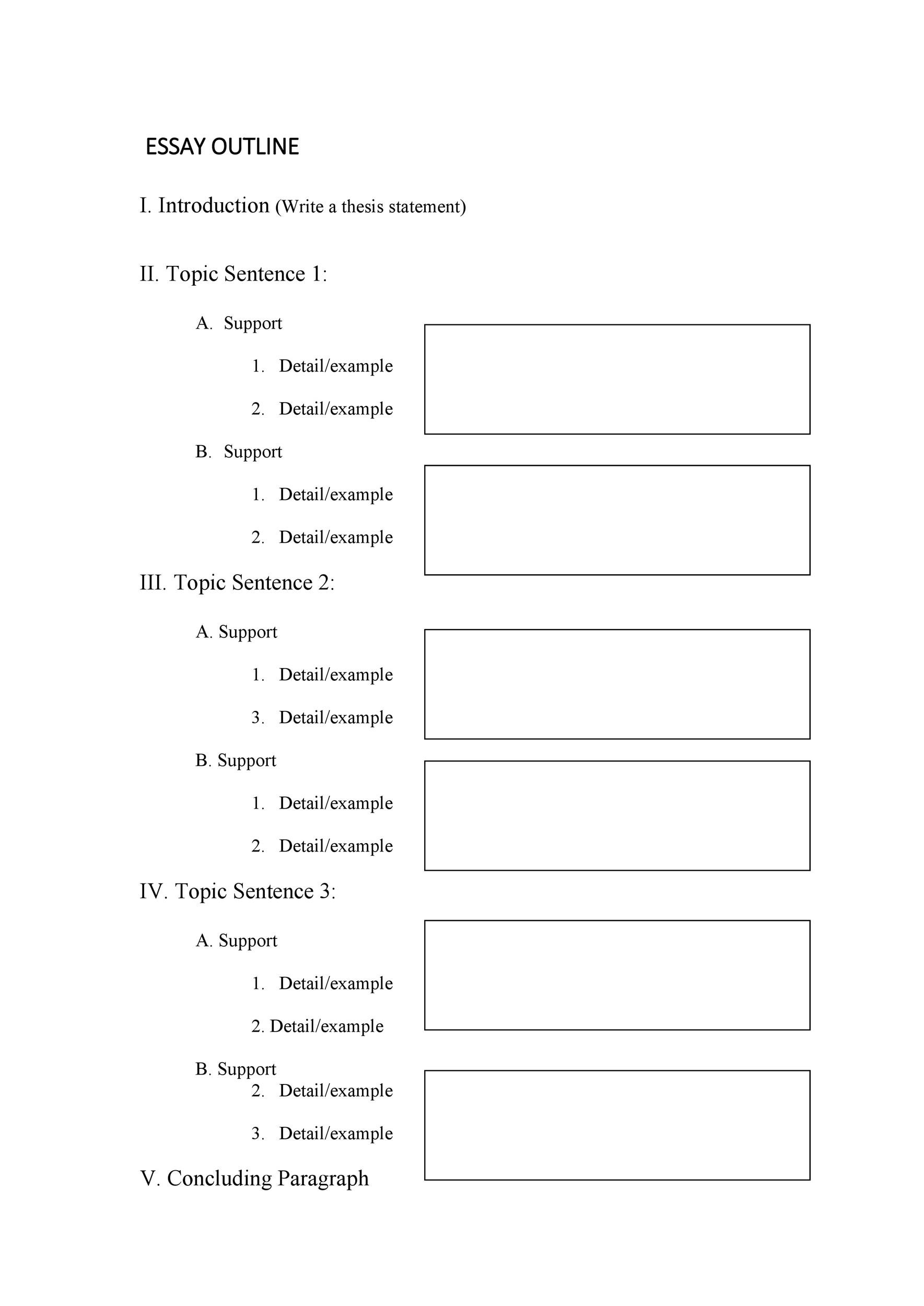 Essay Skeleton Template - KibrisPDR