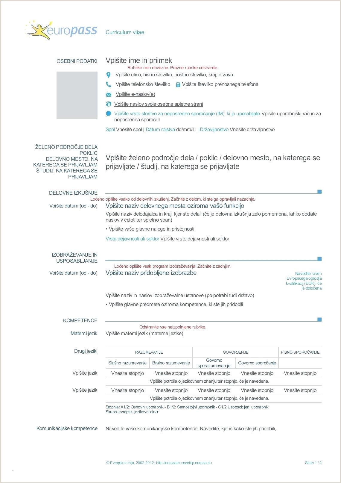 Detail Euro Pass Cv Template Download Nomer 41