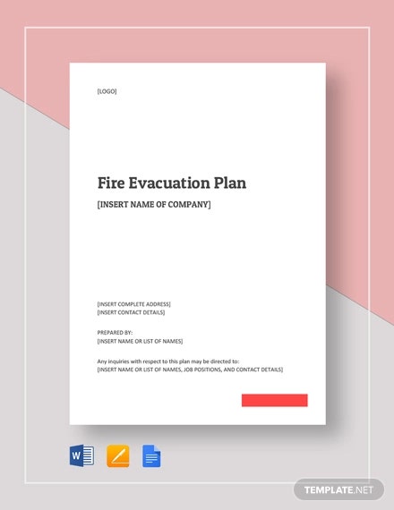 Detail Evacuation Procedure Template Nomer 13