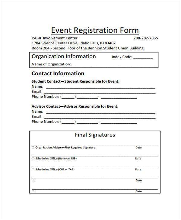 Detail Event Application Template Nomer 4