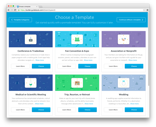 Detail Event Application Template Nomer 41