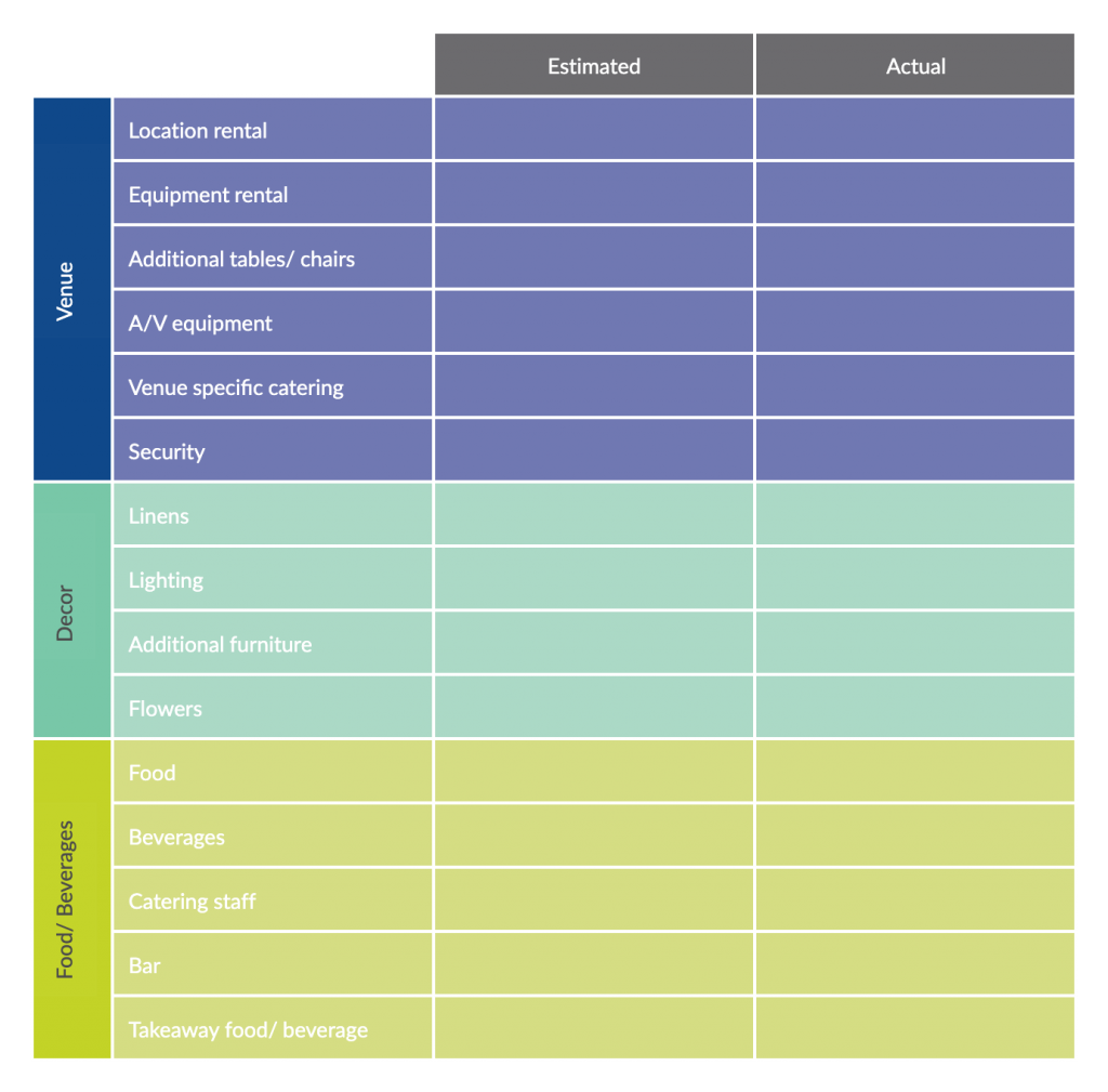 Detail Event Planning Excel Template Nomer 29