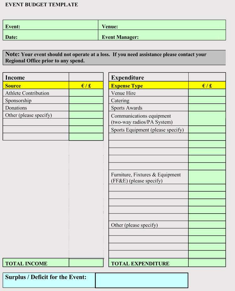 Detail Event Planning Excel Template Nomer 34