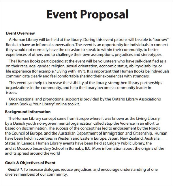 Event Proposal Template - KibrisPDR