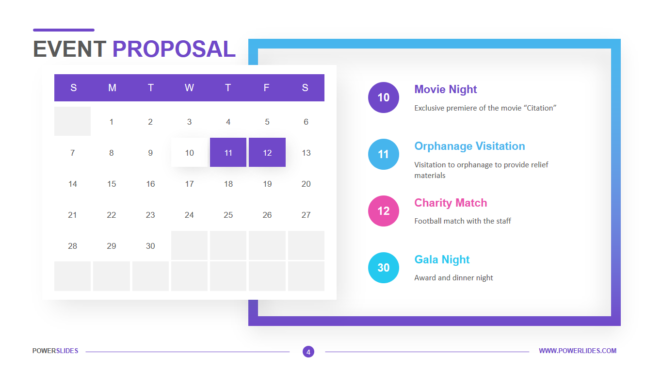 Detail Event Proposal Template Ppt Nomer 13