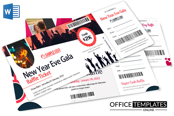 Detail Event Ticket Template Word Nomer 28