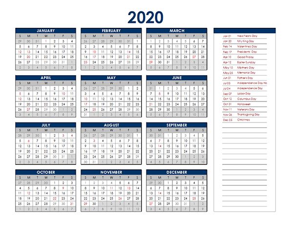 Detail Excel Agenda Template 2020 Nomer 20
