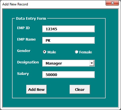 Detail Excel Data Entry Form Template Download Nomer 13