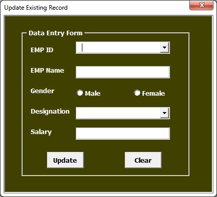 Detail Excel Data Entry Form Template Download Nomer 29