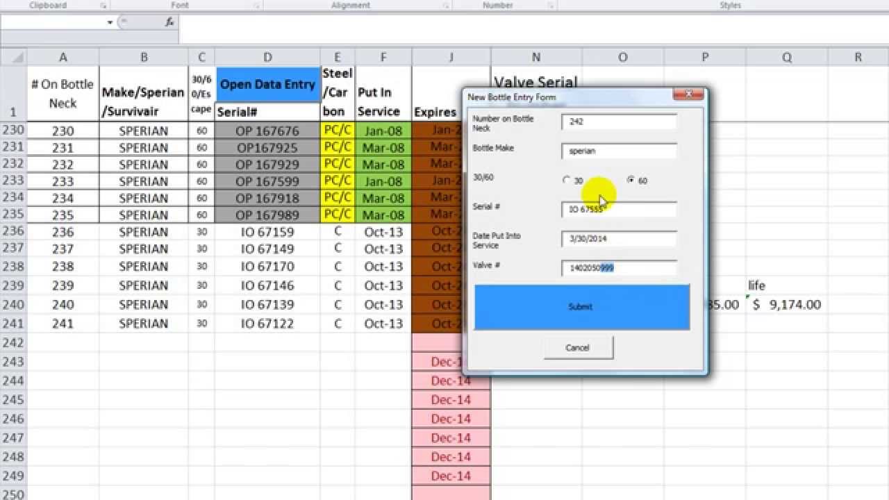 Detail Excel Data Entry Form Template Download Nomer 30