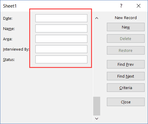 Detail Excel Data Entry Form Template Download Nomer 34