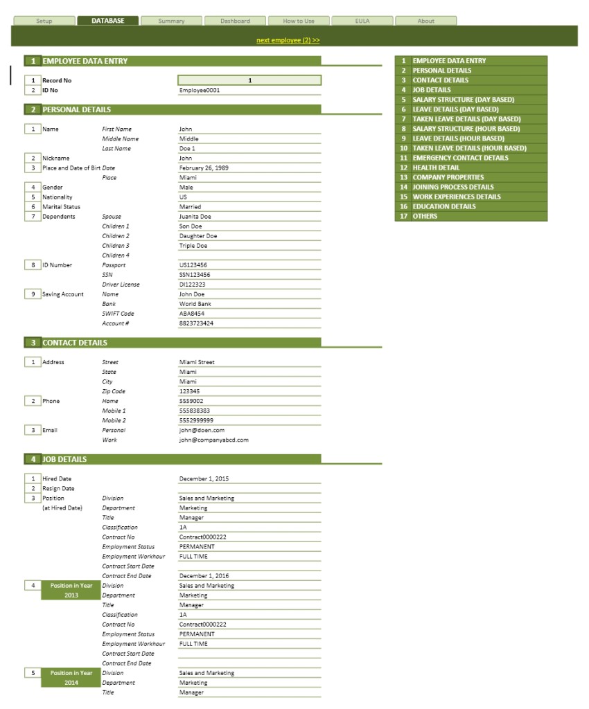Detail Excel Data Entry Form Template Download Nomer 37