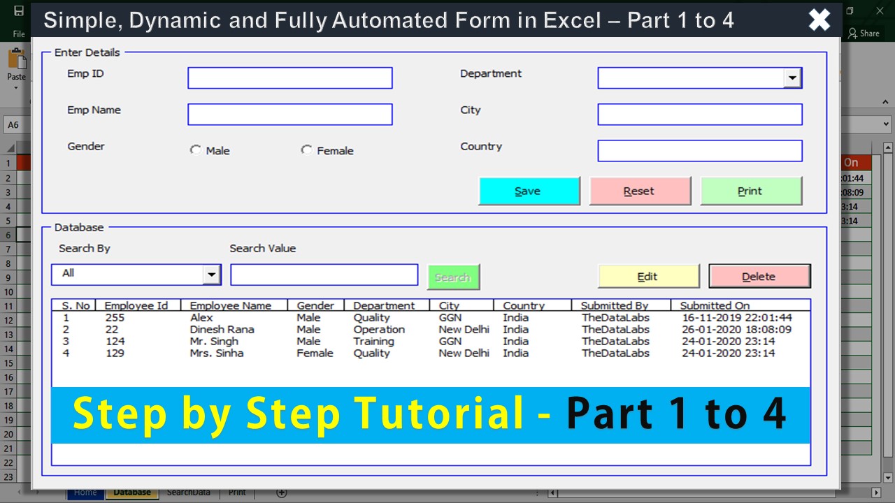 Detail Excel Data Entry Form Template Download Nomer 7