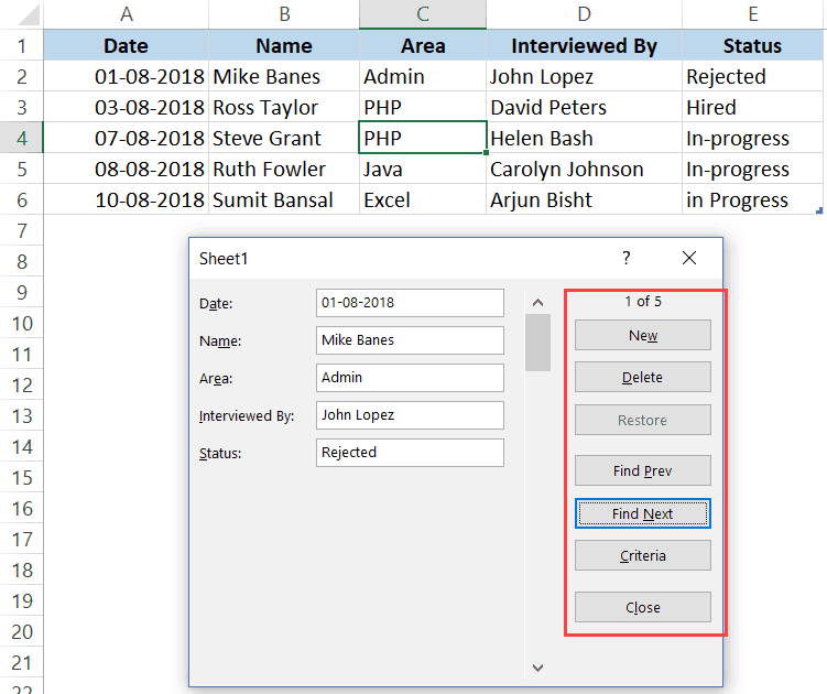 Detail Excel Data Entry Form Template Download Nomer 10