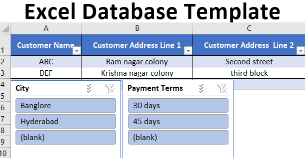 Detail Excel Database Template Nomer 2