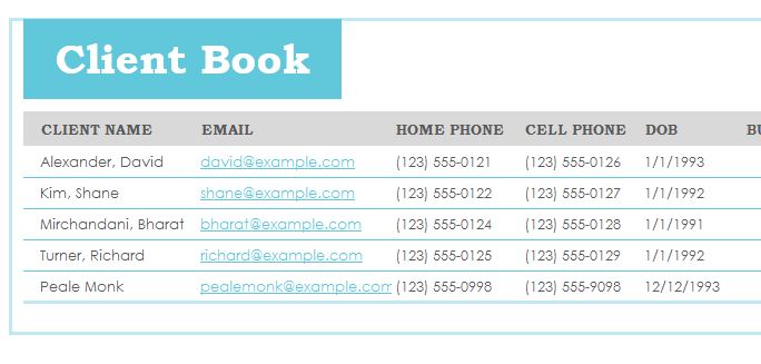 Detail Excel Database Template Nomer 22