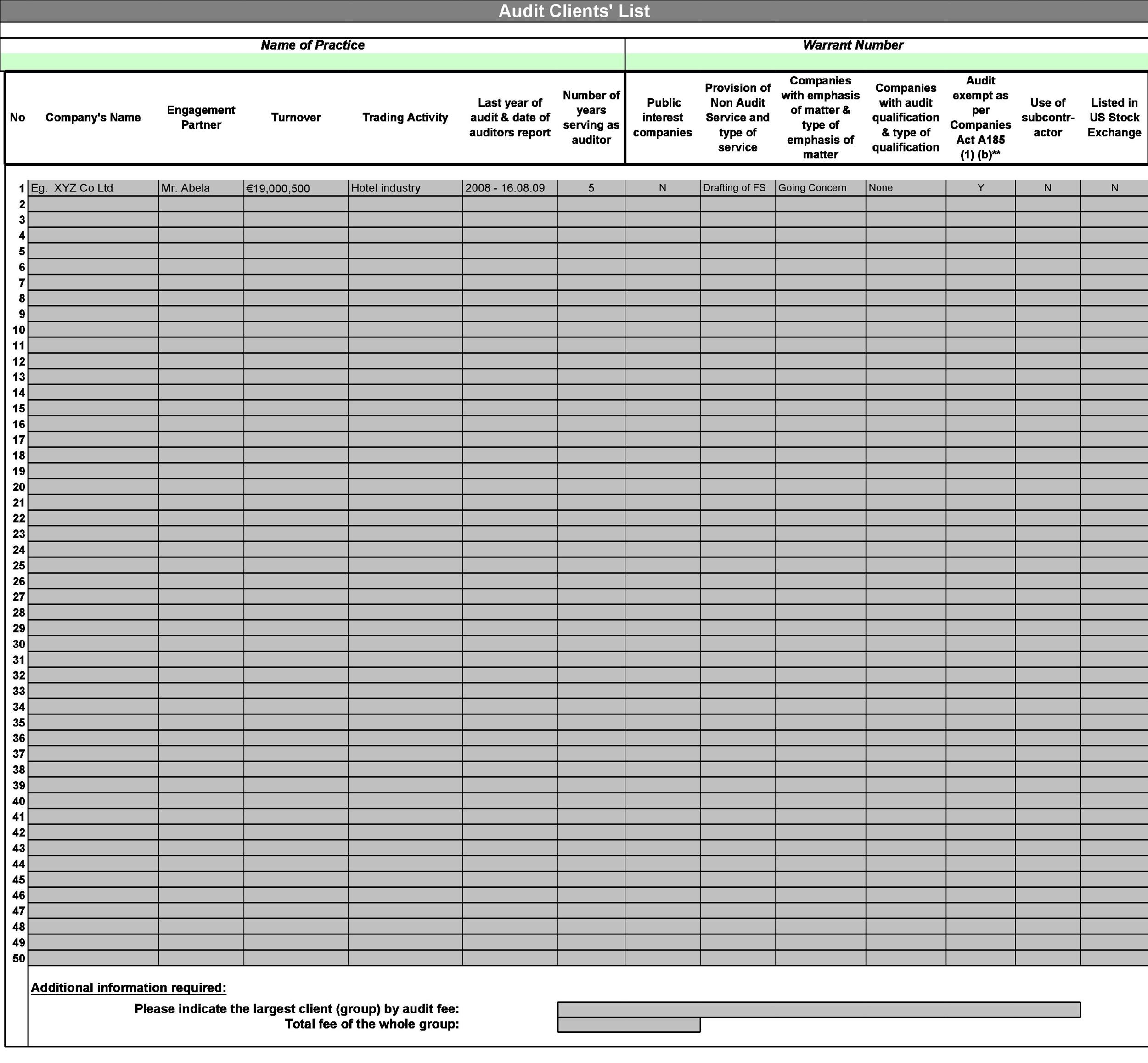 Detail Excel Database Template Nomer 33