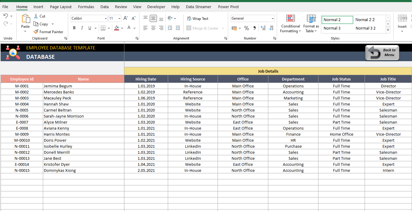 Detail Excel Database Template Nomer 10