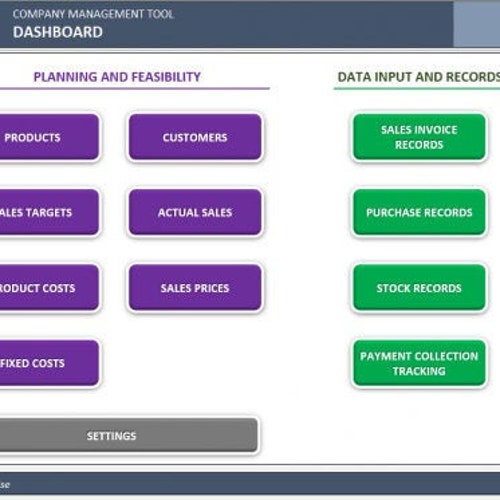 Detail Excel Erp Template Nomer 16