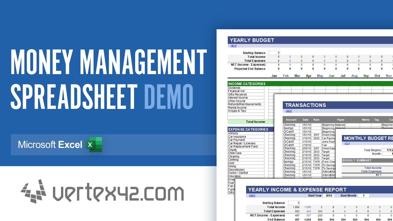 Detail Excel Financial Planner Template Nomer 52