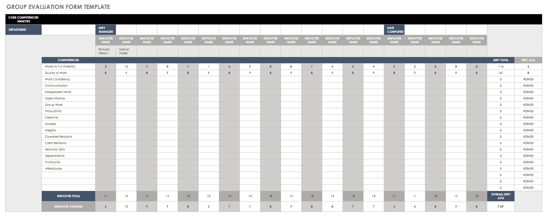 Detail Excel Grading Template Nomer 45