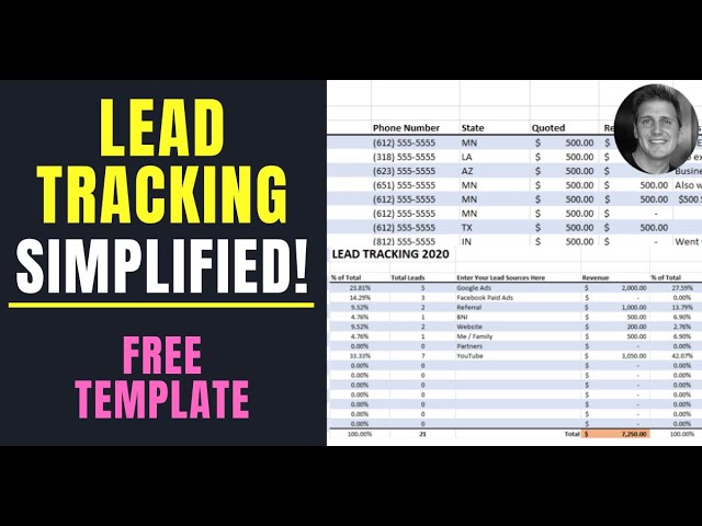Detail Excel Lead Tracking Template Nomer 20