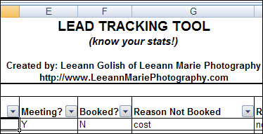 Detail Excel Lead Tracking Template Nomer 33